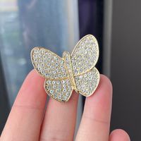 Sweet Butterfly Alloy Artificial Pearls Women's Brooches sku image 43