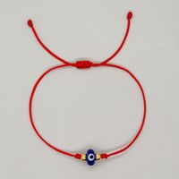 Décontractée Style Ethnique Œil Verre Corde Perlé Tresser Femmes Bracelets main image 4