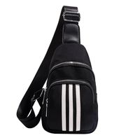 Women's Streetwear Stripe Nylon Waist Bags main image 4