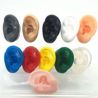 [a Ear Type] Soft Silicone Human Ear Model Ear Cleaning Teaching Medical Display Supplies Earrings Headset Fake Ear main image 1