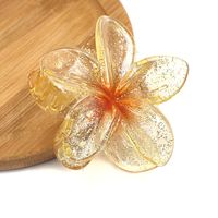 Sweet Flower Transparent Plastic Resin Hair Claws sku image 7