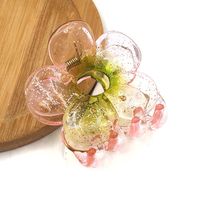 Sweet Flower Transparent Plastic Resin Hair Claws sku image 11