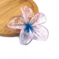 Sweet Flower Transparent Plastic Resin Hair Claws sku image 9