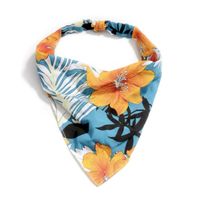 Pastoral Flower Cloth Handmade Scarf Hair Tie sku image 10