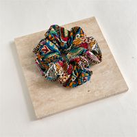 Pastoral Flower Cloth Handmade Scarf Hair Tie sku image 3