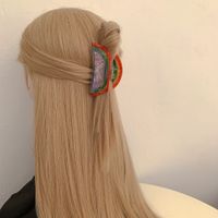 Casual Rainbow Acetic Acid Sheets Hair Claws main image 3