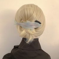 Einfacher Stil Delfin Acetatplatten Haarklammer main image 5
