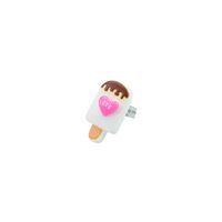 Cute Ice Cream Letter Plastic Resin Girl's Rings Necklace sku image 2