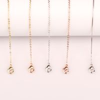 Casual Solid Color Copper Plating Jewelry Accessories main image 1