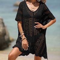 Women's Vacation Solid Color Cover Ups main image 2