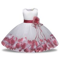 Princess Flower Polyester Girls Dresses main image 3