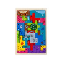 Puzzles Toddler(3-6years) Animal Wood Toys sku image 3