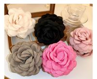 Women's French Style Flower Cloth Hair Claws main image 4