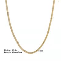 Streetwear Solid Color Titanium Steel Plating Necklace main image 2