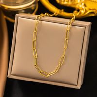 Classic Style Geometric 304 Stainless Steel 18K Gold Plated Bracelets In Bulk main image 4