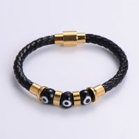 Strassenmode Auge Edelstahl 304 18 Karat Vergoldet Keine Intarsien Armbänder In Masse main image 5