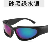 Ins Style Solid Color Pc Oval Frame Full Frame Women's Sunglasses sku image 12