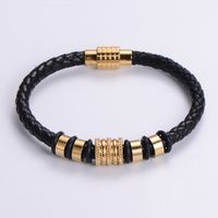 Simple Style Solid Color 304 Stainless Steel 18K Gold Plated No Inlaid Bracelets In Bulk sku image 2