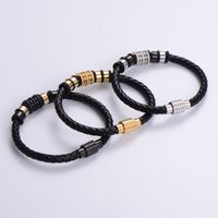Simple Style Solid Color 304 Stainless Steel 18K Gold Plated No Inlaid Bracelets In Bulk main image 3