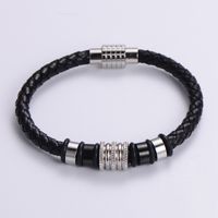 Simple Style Solid Color 304 Stainless Steel 18K Gold Plated No Inlaid Bracelets In Bulk sku image 1