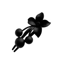 Modern Style Flower Plastic Resin Hair Clip main image 2