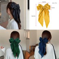 Women's Simple Style Color Block Cloth Printing Hair Tie main image 4