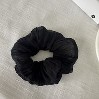 Simple Style Solid Color Cloth Pleated Hair Tie sku image 2