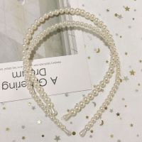 Simple Style Round Baroque Pearls Chain Inlay Pearl Hair Band sku image 8