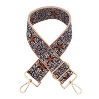 New Ethnic Style Embroidered Jacquard Bag Strap 5cm Widen And Thicken Long Shoulder Strap Women's Corssbody Bag Burden Reduction Strap sku image 29