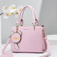 Women's All Seasons Pu Leather Cute Handbag sku image 4