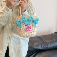 Women's Small Spring&summer Straw Vacation Handbag sku image 2