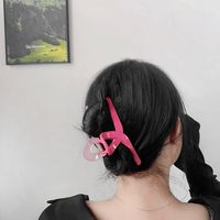 Modern Style Solid Color Plastic Hair Claws main image 2