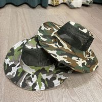 Unisex Pastoral Camouflage Big Eaves Bucket Hat main image 5