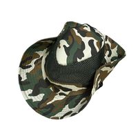 Unisex Pastoral Camouflage Big Eaves Bucket Hat main image 3