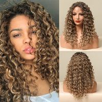 Women's Simple Style Holiday Japanese Silk Long Bangs Long Curly Hair Wigs main image 1