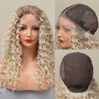 Women's Simple Style Holiday Japanese Silk Long Bangs Long Curly Hair Wigs main image 3