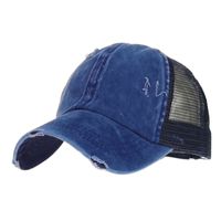 Unisexe Hip Hop Rétro Couleur Unie Léopard Grand Avant-toit Casquette De Baseball sku image 3