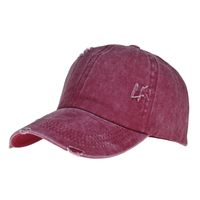 Unisexe Hip Hop Rétro Couleur Unie Léopard Grand Avant-toit Casquette De Baseball sku image 9