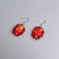 1 Paire Style Simple Commuer Irrégulier Patchwork Acier Inoxydable Verre Boucles D'oreilles sku image 7