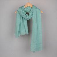Women's Basic Solid Color Cotton And Linen Scarf sku image 12