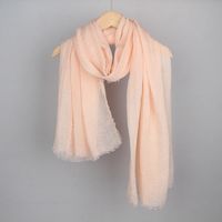 Women's Basic Solid Color Cotton And Linen Scarf main image 2