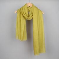 Women's Basic Solid Color Cotton And Linen Scarf sku image 21