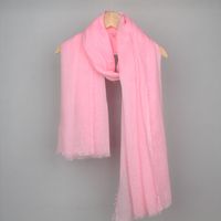 Women's Basic Solid Color Cotton And Linen Scarf sku image 7