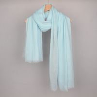 Women's Basic Solid Color Cotton And Linen Scarf sku image 26