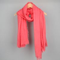 Women's Basic Solid Color Cotton And Linen Scarf sku image 23