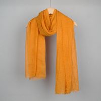 Women's Basic Solid Color Cotton And Linen Scarf sku image 27