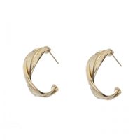 1 Pair Simple Style Solid Color Plating Alloy Ear Studs main image 2
