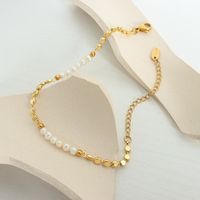Einfacher Stil Farbblock Süßwasserperle Kupfer Perlen Armbänder main image 2