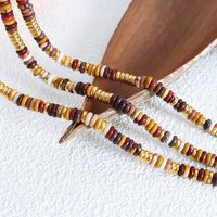 Ethnic Style Round Titanium Steel Beaded Bracelets Necklace main image 2