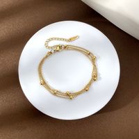 Commute Solid Color Stainless Steel Plating Bracelets main image 3